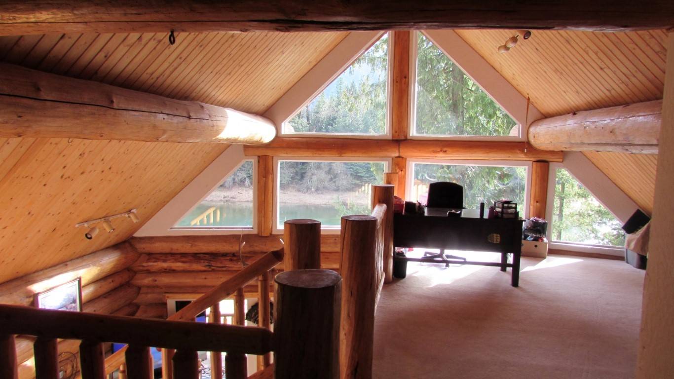 North Idaho Custom Log Home for Sale